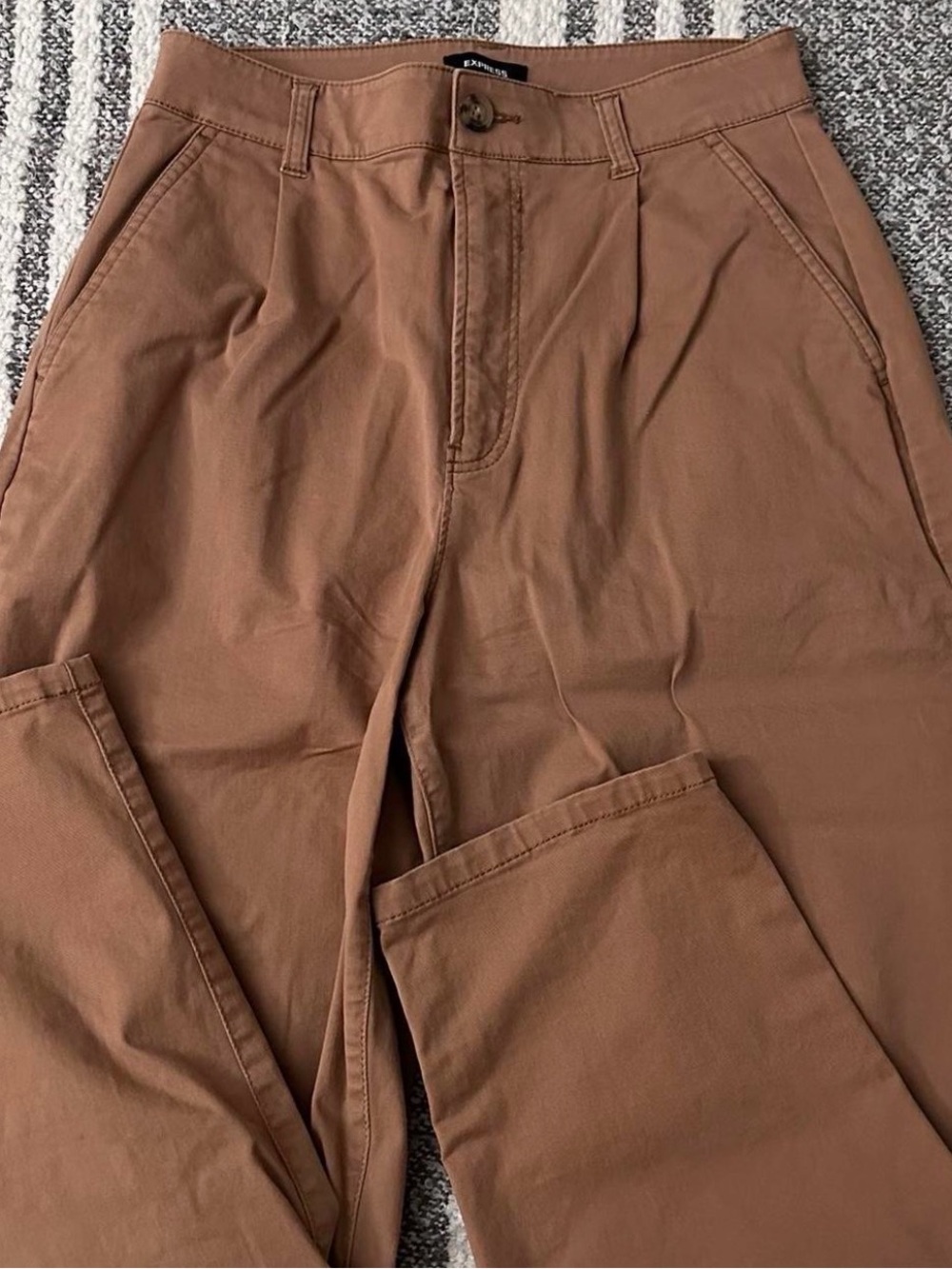Express Tapered Ankle Super Hi Rise Pants